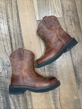 Ariat Fatbaby Saddle western boots Wm 7.5